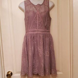 Lily Rose Lavender Lace Dress